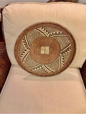 One of a Kind! NEW Woven Basket. Made by Binga people of Zambia Zimbabwe Africa